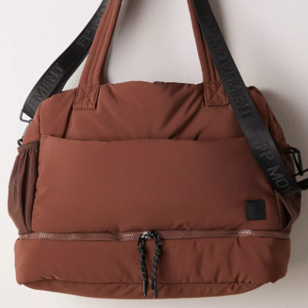 FP Movement by Free People Brown Puffer Travel Tote